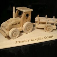 Traktorista dárek model důchod