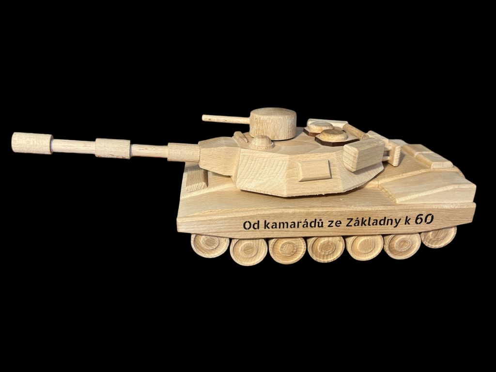 vojenský dárek tank dřevěné dárky a hračky