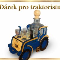 Modrý traktor- dárky pro muže k 60. narozeninám