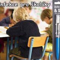 Dezinfekční psací pero, propiska, tužka
