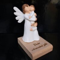 Andílek strážný, rodina soška figurka