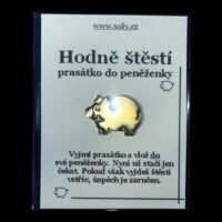 Prasátko pro štěstí, suvenýr do peněženky