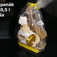 Dárek pro kuchaře - láhev s panáky