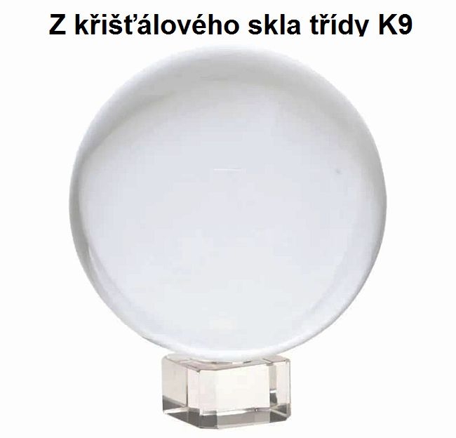 Velká křišťálová věštící skleněná koule