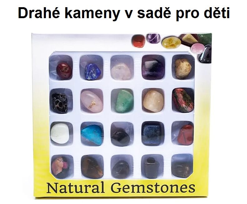 Drahokamy pro děti krystaly minerály