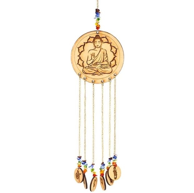 Dekorativní ornament Feng Shui s vyrytým buddhou