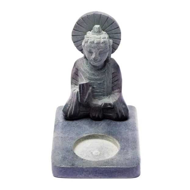 Stojan na čajovou svíčku Buddha