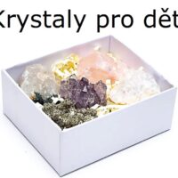 Dárková krabička s 5 krystaly pro děti