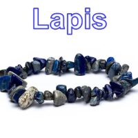 Náramek z Lapis Lazuli 19 cm, přírodní minerální šperk