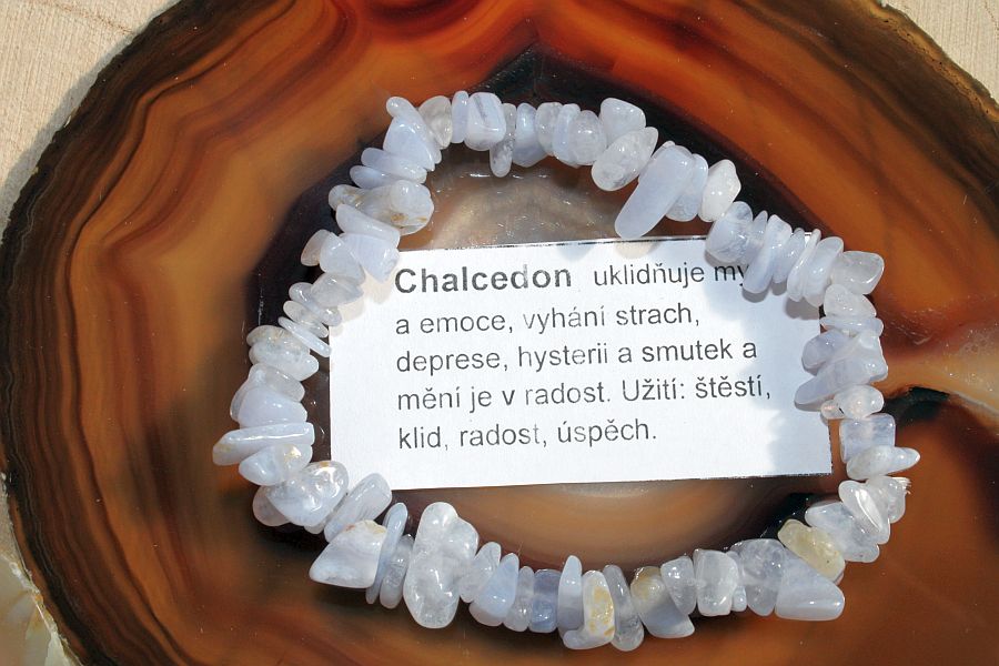 Náramek křemen jahodový minerál krystal