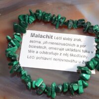 Náramek nefrit minerál křišťál