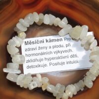 Náramek olivín minerál křišťál