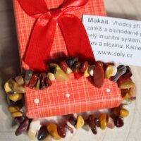 Náramek z mokaitu 19 cm, přírodní minerální šperk