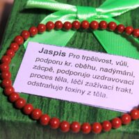 Jaspis červený dámské náramky z minerálů a kamenů