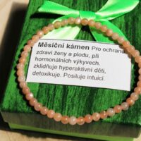 Měsíční kámen dámské náramky z minerálů a kamenů
