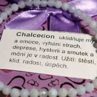 Chalcedon dámské náramky z minerálů a kamenů