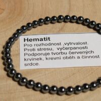 Hematit dámské náramky z minerálů a kamenů
