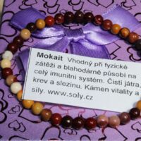 Mokait 4mm dámské náramky z minerálů a kamenů