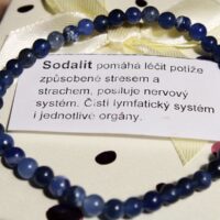 Sodalit dámské náramky z minerálů a kamenů