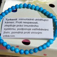 Tyrkenit náramky z minerálů a kamenů