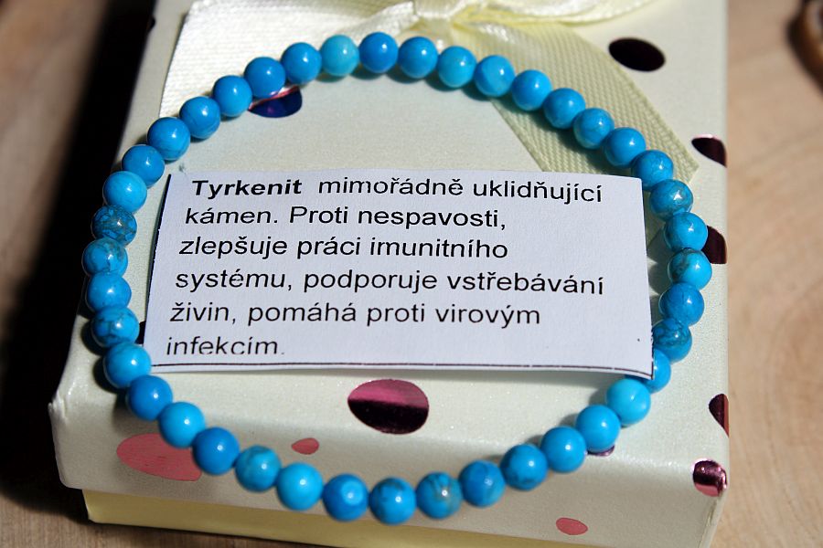 Tyrkenit náramky z minerálů a kamenů