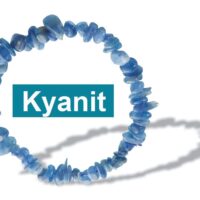 Kyanit náramek 19 cm, modrý přírodní minerální šperk
