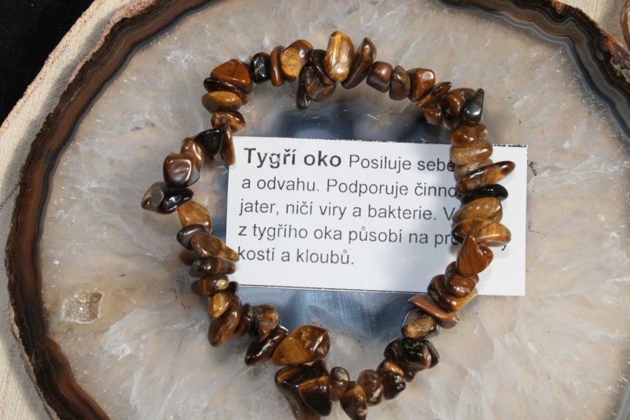 Náramek tygří oko krystal minerál