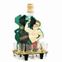 Fitness dárková láhev pro kulturisty k narozeninám