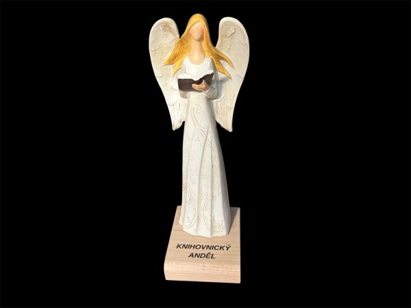 Anděl figurka pro rodinu bible – vypálíme jméno či datum na přání