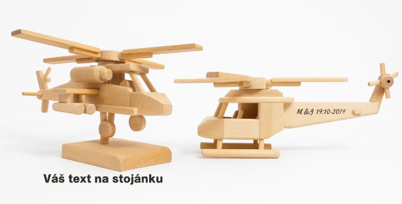 Helikoptéry a vrtulníky jako dárky pro letecké piloty