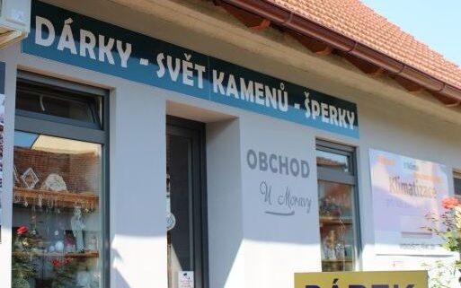 Veselí nad Moravou obchod Svět kamenů a minerálů, náramky, šperky a dárky