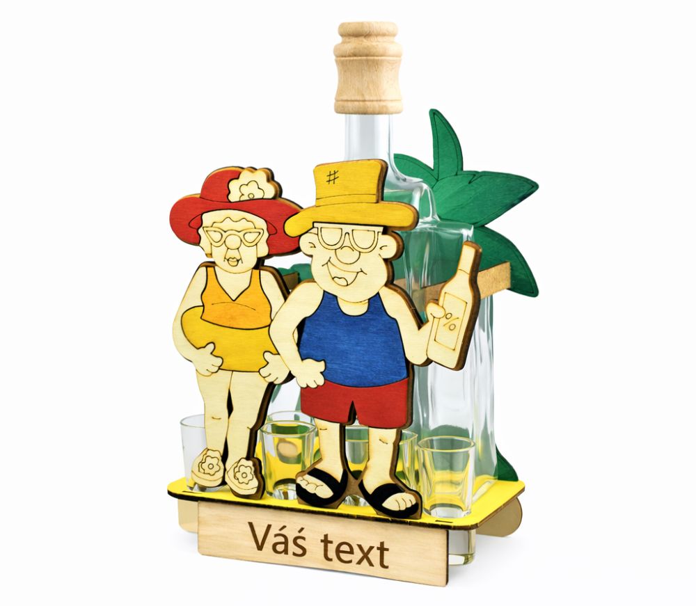 Dárek k odchodu do důchodu – láhev
