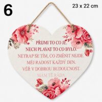 Dárková cedulka s citátem plným pozitivní energie