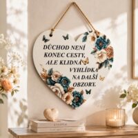 Citát k odchodu do důchodu na dekorativní cedulce