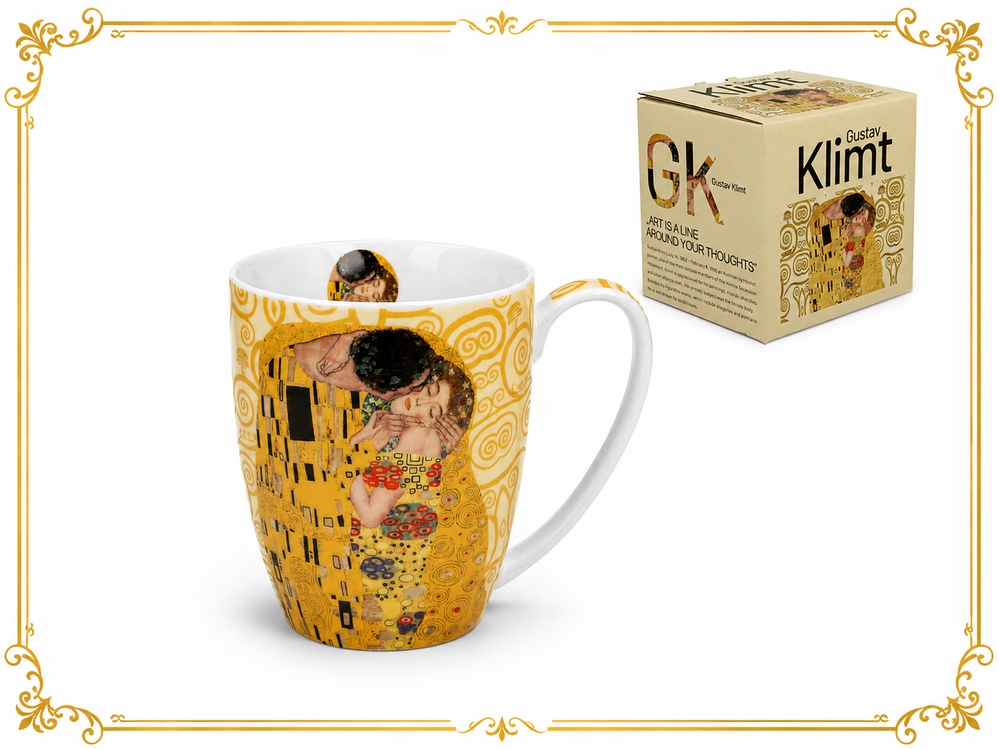 Dárkový hrnek s motivem Gustav Klimt malíř