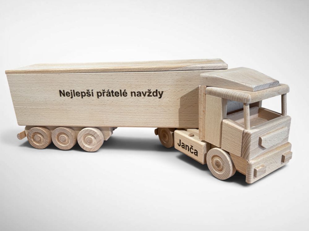 Model silničního kamionu jako dárky pro přátele, kamarády