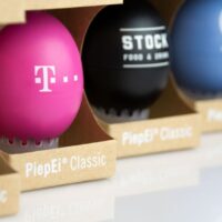 Praktický reklamní dárek pro firmy – minutka BeepEgg na vejce s vlastním potiskem