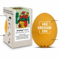 Originální reklamní dárek – hudební minutka na vaření vajec s možností vlastního designu.