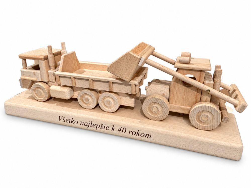 Dárky pro řidiče stavebních strojů
